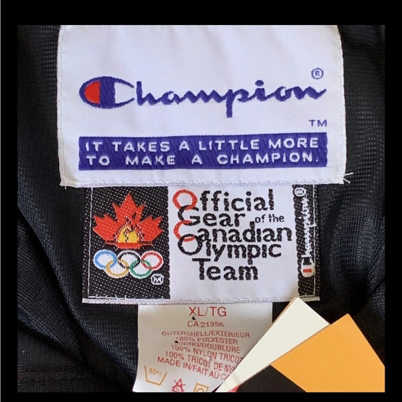 Olympic Atlanta 1996 Official Gear Canadian Team Champion Vintage Jacket XL NWT - Picture 4 of 11